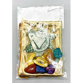 Chinese Coin w/ stones