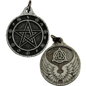 Pentacle Moon Celestial amulet