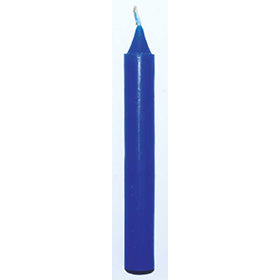 Blue 6" household candle