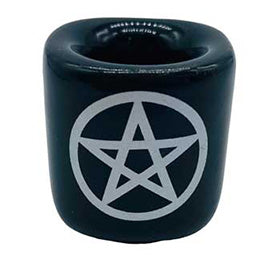 Silver ceramic holder
