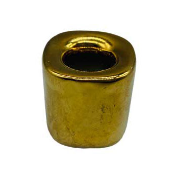 Gold ceramic holder