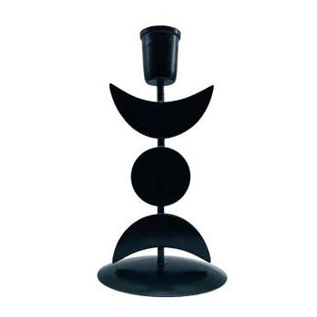 7" Triple Moon candle holder