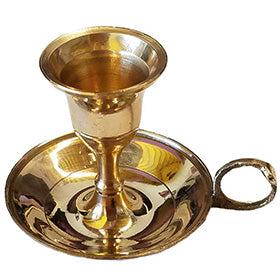 Brass Chamberstick Taper candle holder