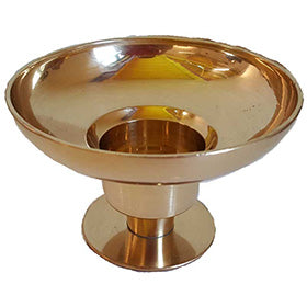Brass Universal candle holder 4 1/4" dia