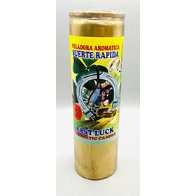 Fast Luck Gold (Suerte Rapida) aromatic jar candle