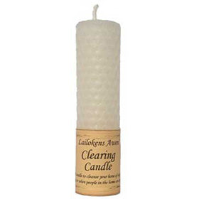 4 1/4" Clearing Lailokens Awen candle