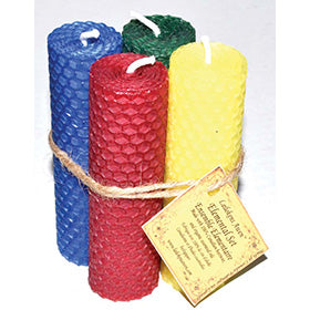4 1/4" Elemental set Lailokens Awen candle