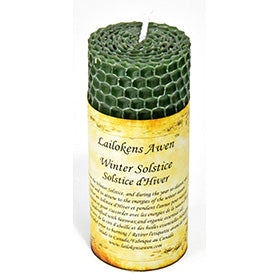 4 1/4" Winter Solstice Religious & Ceremonial Lailokens Awen candle