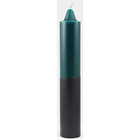 9" Green pillar candles