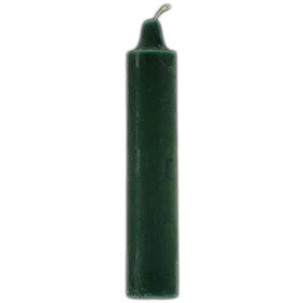 9" Green pillar candles