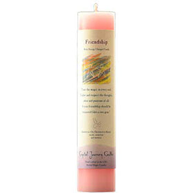Friendship Reiki Charged pillar candle