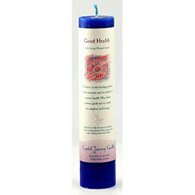 Good Health Reiki Charged Pillar candle