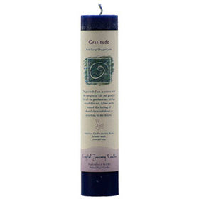 Gratitude Reiki Charged pillar candle