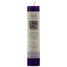 Healing Reiki Charged pillar candle