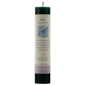 Peace Reiki Charged pillar candle