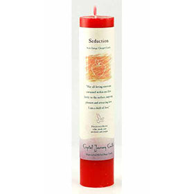 Seduction reiki charged pillar candle